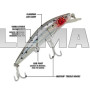 Приманка для лову хижих риб Twitching Lure
